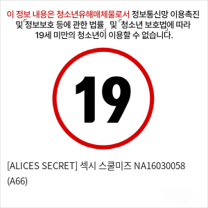 [ALICES SECRET] 섹시 스쿨미즈 NA16030058 (A66)