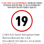 [그레이-미국] Sweet Anticipation Under Mattress Restraint Set 스위트 안티시페이션 언더 매트리스 리스트리언트 세트 (침대수갑)